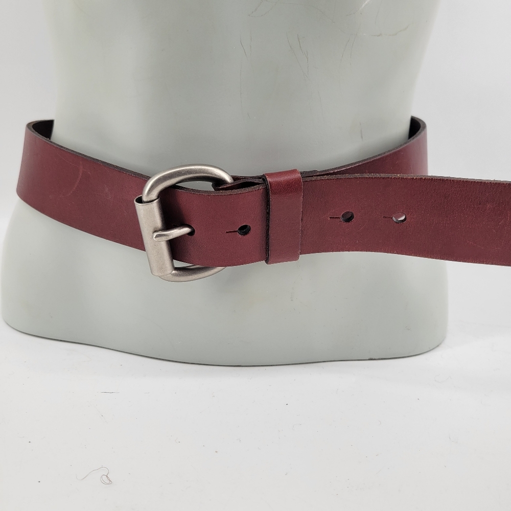 Fossil Brown Leather Belt Size 32